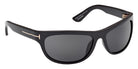 Tom Ford® FT1363 Sunglasses - Shiny Black/Smoke