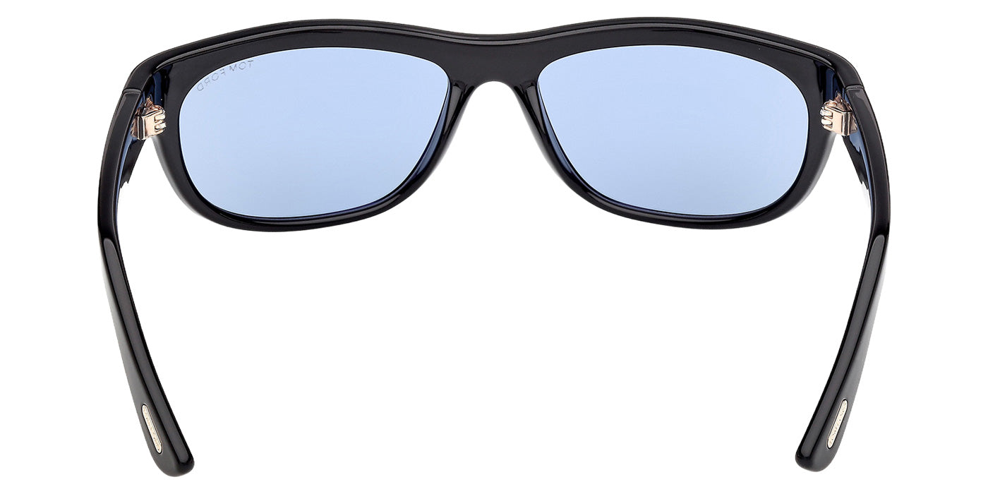 Tom Ford® FT1363 Sunglasses - Shiny Black/Blue