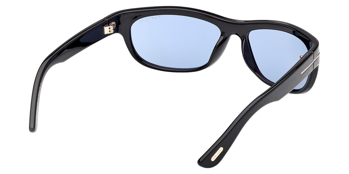 Tom Ford® FT1363 Sunglasses - Shiny Black/Blue