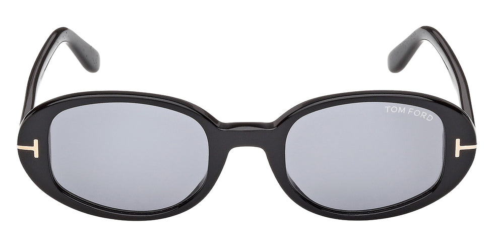 Tom Ford® FT1364 Sunglasses - Shiny Black/Smoke