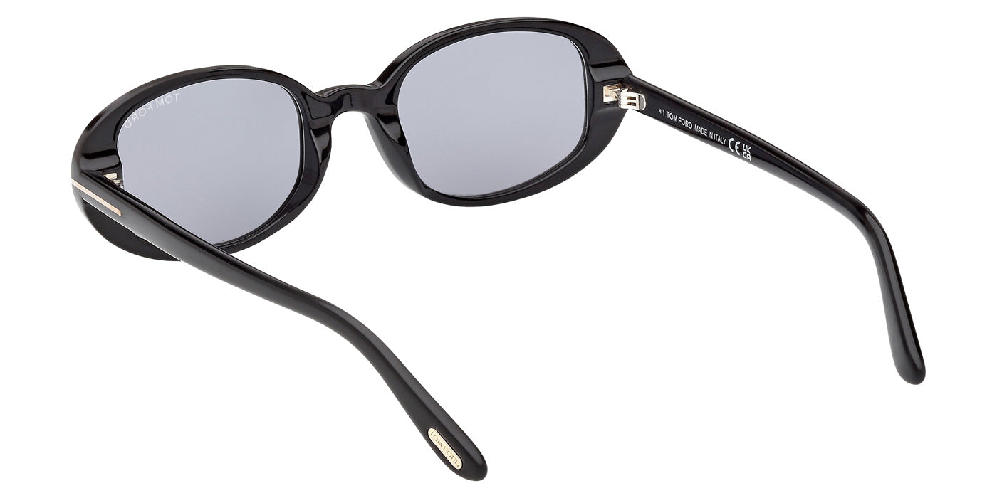 Tom Ford® FT1364 Sunglasses - Shiny Black/Smoke