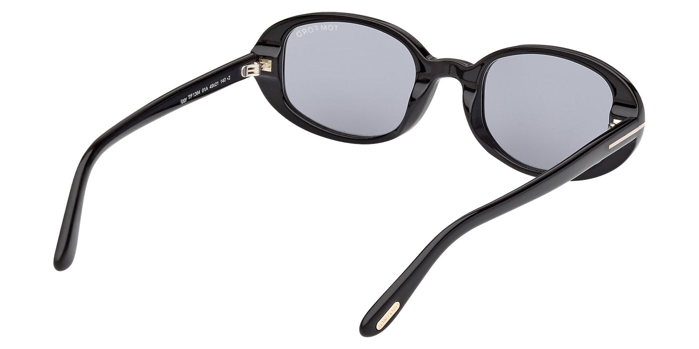 Tom Ford® FT1364 Sunglasses - Shiny Black/Smoke
