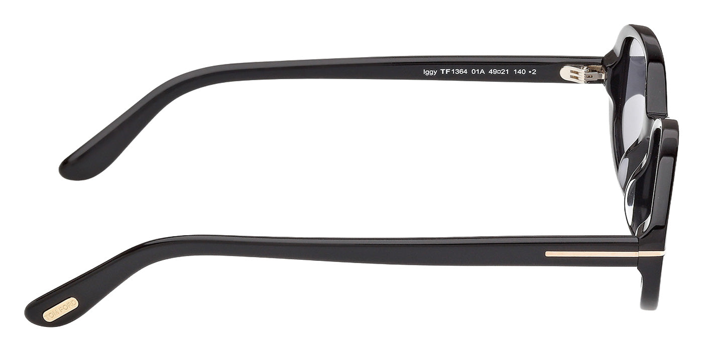 Tom Ford® FT1364 Sunglasses - Shiny Black/Smoke