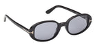 Tom Ford® FT1364 Sunglasses - Shiny Black/Smoke