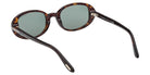 Tom Ford® FT1364 Sunglasses - Dark Havana/Green