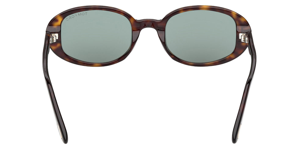 Tom Ford® FT1364 Sunglasses - Dark Havana/Green