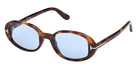 Tom Ford® FT1364 Sunglasses - Blonde Havana/Blue