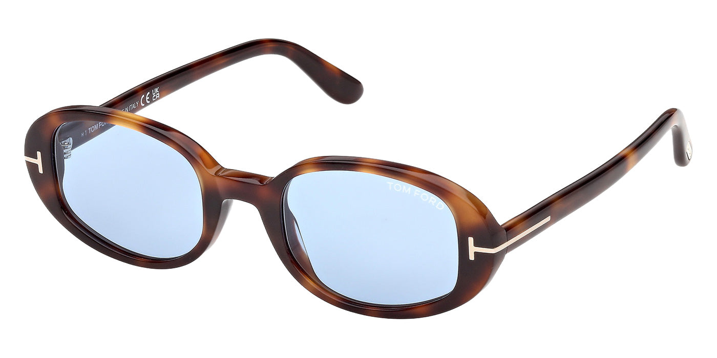 Tom Ford® FT1364 Sunglasses - Blonde Havana/Blue