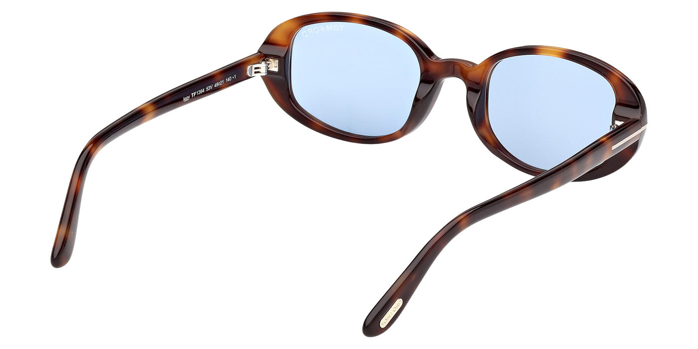 Tom Ford® FT1364 Sunglasses - Blonde Havana/Blue