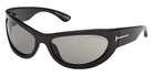Tom Ford® FT1365 Sunglasses FT1365 01A 62 - 01A - Shiny Black/Shiny Black