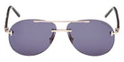 Tom Ford® FT1375-P Sunglasses FT1375-P 28V 59 - 28V - Shiny Rose Gold/Black Horn