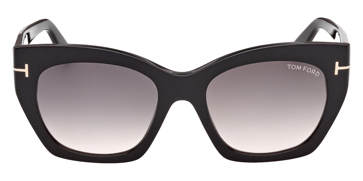 Tom Ford® FT1422 Sunglasses FT1422 01B 54 - 01B - Shiny Black/Shiny Black