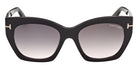 Tom Ford® FT1422 Sunglasses FT1422 01B 54 - 01B - Shiny Black/Shiny Black