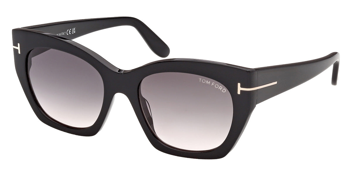 Tom Ford® FT1422 Sunglasses FT1422 01B 54 - 01B - Shiny Black/Shiny Black