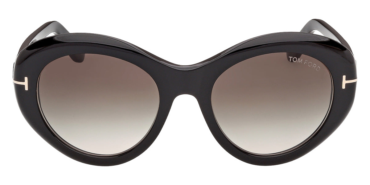 Tom Ford® FT1423 Sunglasses FT1423 01B 54 - 01B - Shiny Black/Shiny Black