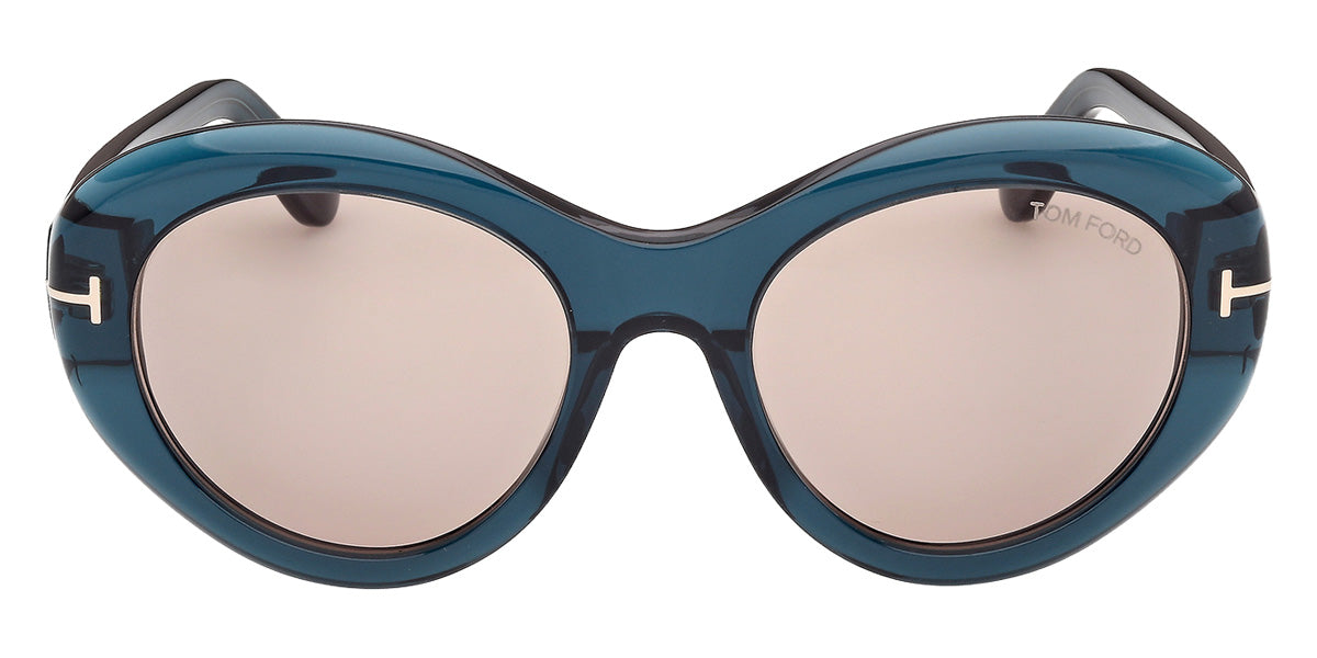 Tom Ford® FT1423 Sunglasses FT1423 87E 54 - 87E - Shiny Turquoise/Shiny Turquoise