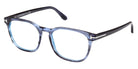 Tom Ford® FT5868-B FT5868-B 092 53 - 092 - Blue/Striped / Blue/Striped Eyeglasses