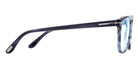 Tom Ford® FT5868-B FT5868-B 020 53 - 020 - Shiny Transparent Striped Grey, t" Logo / Blue Block Lenses" Sunglasses
