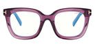 Tom Ford® FT5880-B FT5880-B 081 51 - 081 - Shiny Violet / Shiny Violet Eyeglasses