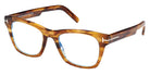 Tom Ford® FT5886-B FT5886-B 047 52 - 047 - Shiny Light Brown / Shiny Light Brown Eyeglasses