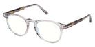Tom Ford® FT5891-B FT5891-B 020 49 - 020 - Shiny Grey / Coloured Havana Eyeglasses