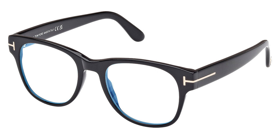 Tom Ford® FT5898-B FT5898-B 001 52 - 001 - Shiny Black / Shiny Black Eyeglasses