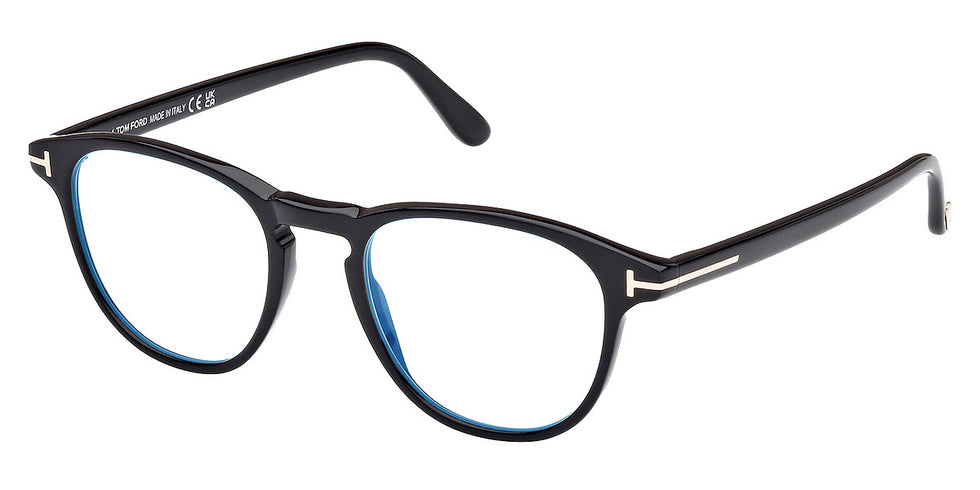 Tom Ford® FT5899-B FT5899-B 001 48 - 001 - Shiny Black / Shiny Black Eyeglasses