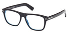Tom Ford® FT5902-B FT5902-B 001 54 - 001 - Shiny Black / Shiny Black Eyeglasses