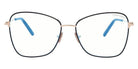 Tom Ford® FT5906-B FT5906-B 001 55 - 001 - Black/Monocolor / Shiny Rose Gold Eyeglasses
