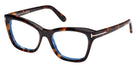 Tom Ford® FT5909-B FT5909-B 052 53 - 052/Dark Havana / Dark Havana Eyeglasses