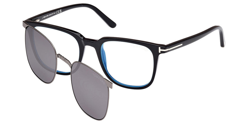 Tom Ford® FT5916-B FT5916-B 001 50 - 001 - Shiny Black / Shiny Black Eyeglasses