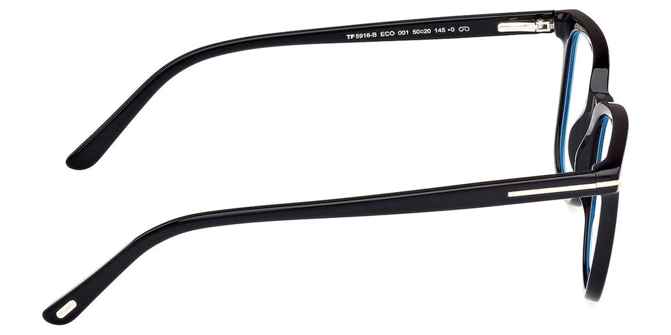 Tom Ford® FT5916-B FT5916-B 001 50 - 001 - Shiny Black / Shiny Black Eyeglasses