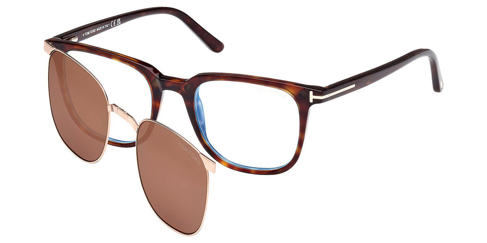 Tom Ford® FT5916-B FT5916-B 052 50 - 052 - Dark Havana / Dark Havana Eyeglasses