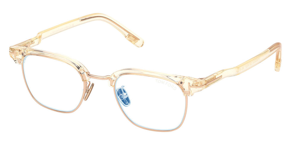 Tom Ford® FT5932-D-B FT5932-D-B 039 47 - 039 - Shiny Light Yellow / Shiny Light Yellow Eyeglasses