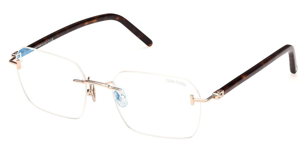 Tom Ford® FT5934-B FT5934-B 028 54 - 028 - Shiny Rose Gold / Shiny Rose Gold Eyeglasses