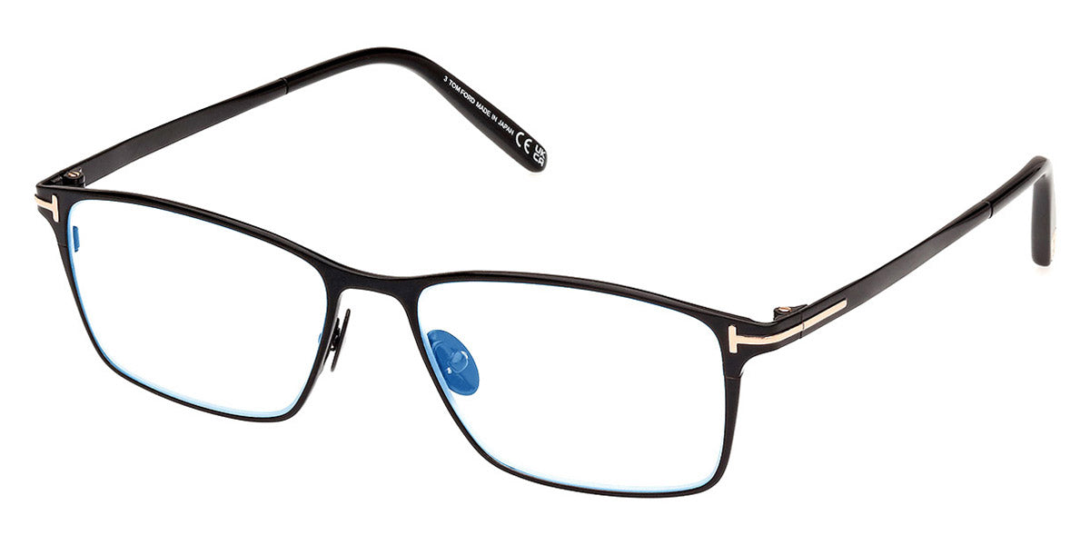 Tom Ford® FT5935-B FT5935-B 001 54 - 001 - Shiny Black / Shiny Black Eyeglasses