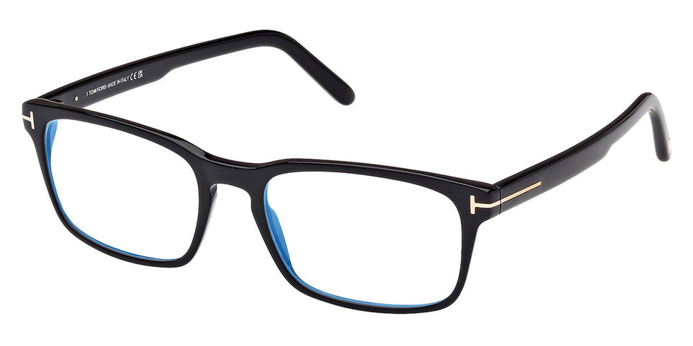 Tom Ford® FT5938-B FT5938-B 001 54 - 001 - Shiny Black / Shiny Black Eyeglasses