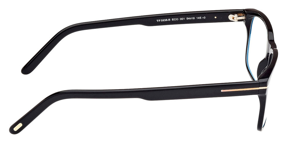 Tom Ford® FT5938-B FT5938-B 001 54 - 001 - Shiny Black / Shiny Black Eyeglasses