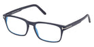 Tom Ford® FT5938-B FT5938-B 091 54 - 091 - Matte Blue / Matte Blue Eyeglasses