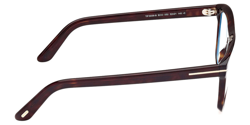 Tom Ford® FT5939-B FT5939-B 052 52 - 052 - Dark Havana / Dark Havana Eyeglasses