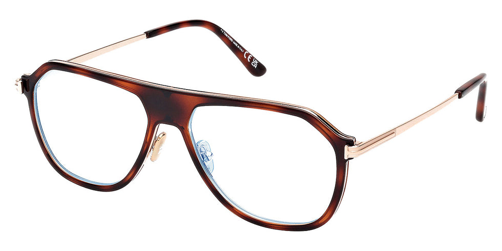 Tom Ford® FT5943-B FT5943-B 056 56 - 056 - Light Brown/Monocolor / Light Brown/Monocolor Eyeglasses