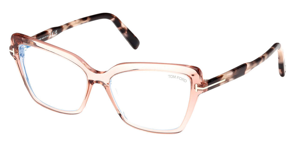 Tom Ford® FT5948-B FT5948-B 072 55 - 072 - Shiny Light Pink / Shiny Light Pink Eyeglasses