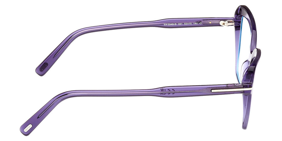 Tom Ford® FT5948-B FT5948-B 081 55 - 081 - Shiny Violet / Shiny Violet Eyeglasses