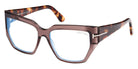 Tom Ford® FT5951-B FT5951-B 048 54 - 048 - Shiny Dark Brown / Shiny Dark Brown Eyeglasses