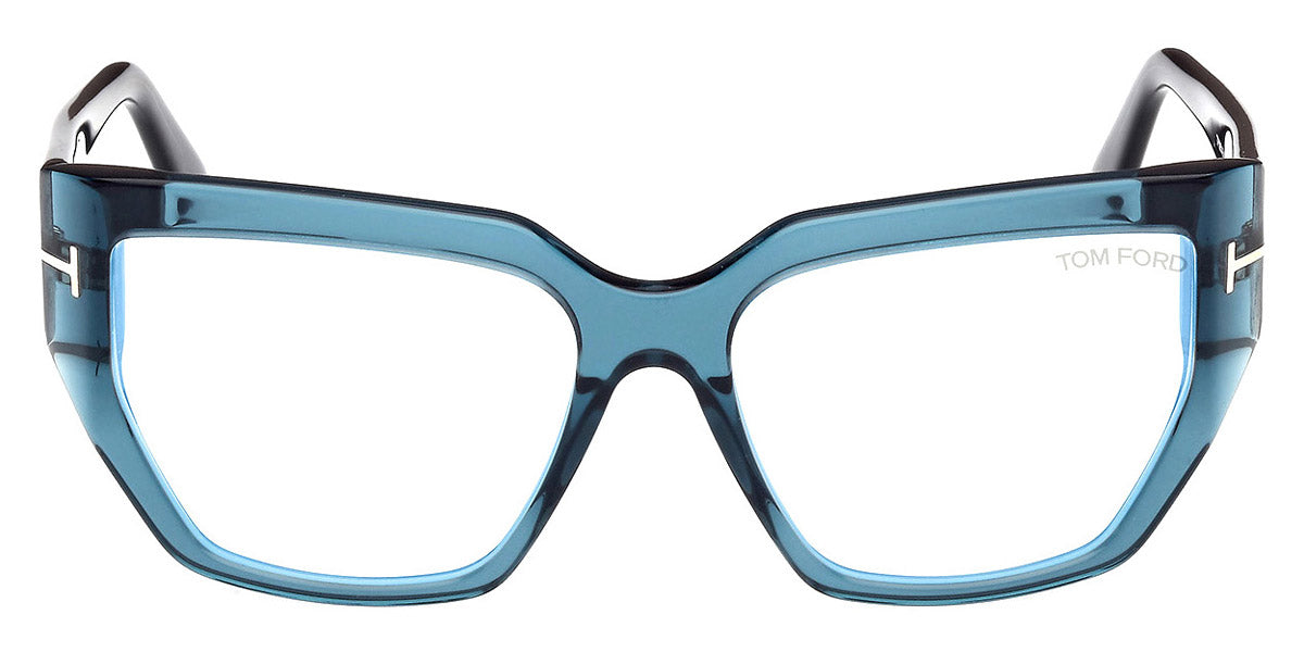 Tom Ford® FT5951-B FT5951-B 092 54 - 092 - Shiny Blue / Shiny Blue Eyeglasses