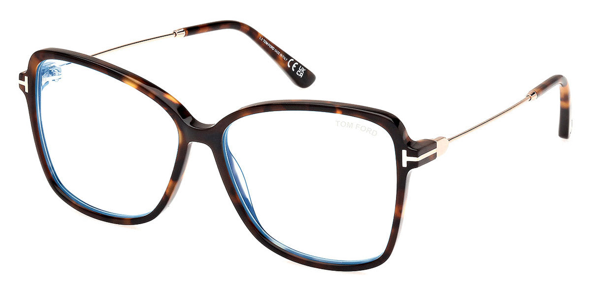 Tom Ford® FT5953-B FT5953-B 052 55 - 052 - Dark Havana / Dark Havana Eyeglasses