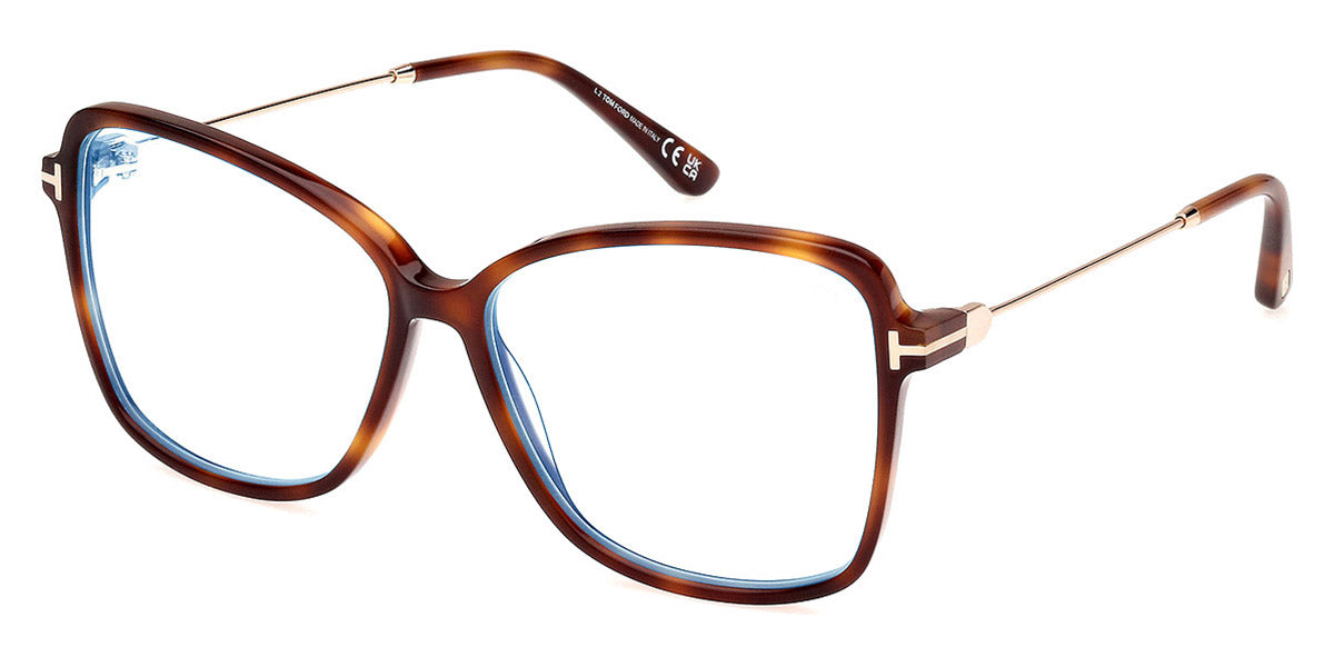 Tom Ford® FT5953-B FT5953-B 053 55 - 053 - Blonde Havana / Blonde Havana Eyeglasses