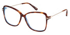 Tom Ford® FT5953-B FT5953-B 053 55 - 053 - Blonde Havana / Blonde Havana Eyeglasses