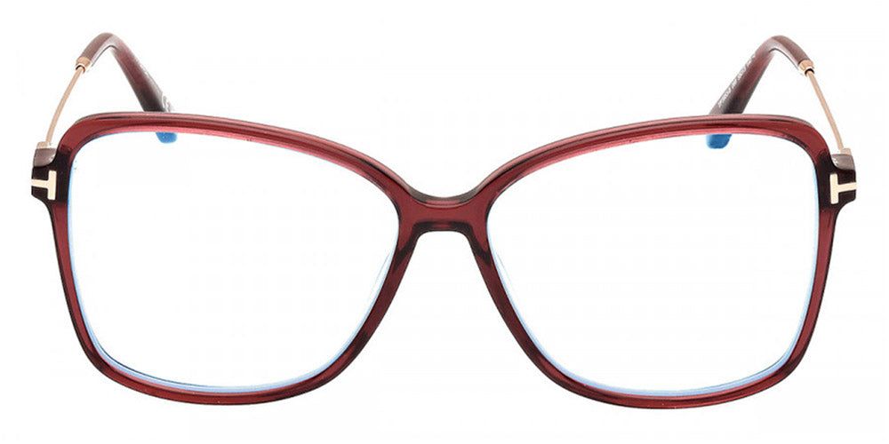 Tom Ford® FT5953-B FT5953-B 069 55 - 069 - Shiny Bordeaux / Shiny Bordeaux Eyeglasses