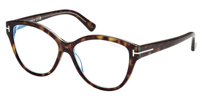 Tom Ford® FT5954-B FT5954-B 055 54 - 055 - Coloured Havana / Coloured Havana Eyeglasses